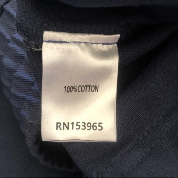 Area Stars NWT Women’s Navy Blue Ali Cropped Drawstring Cut Hem Pants Large - Picture 10 of 16